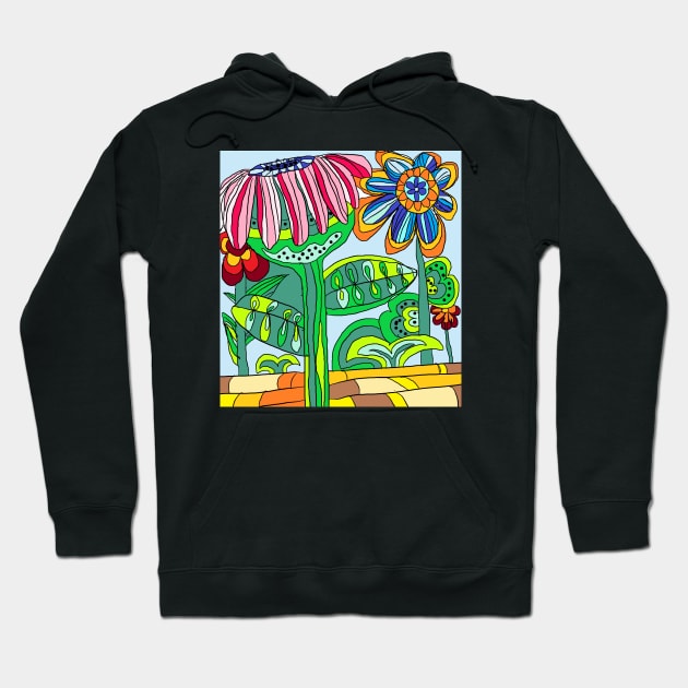 My garden full of flowers, Flower patterns Hoodie by zzzozzo